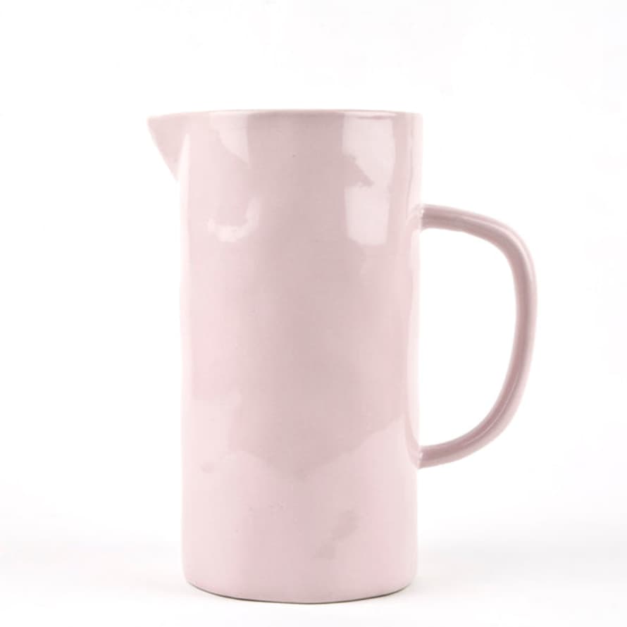 Quail Ceramics Pale Pink Large Ceramic Jug