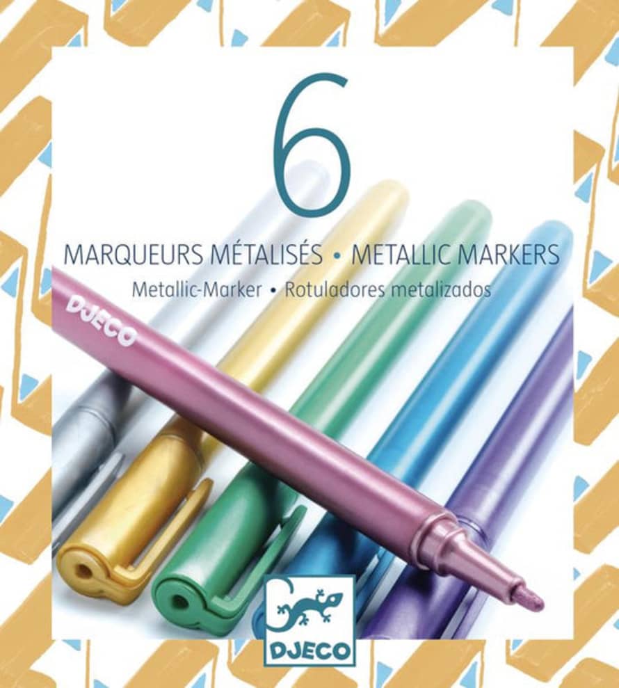 Djeco  Metallic Marker Pens