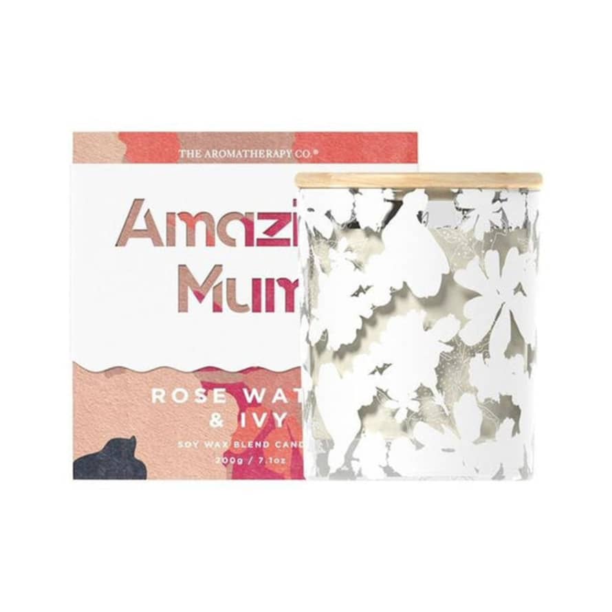 Aromatherapy Co. NZ Amazing Mum Candle - Rose Water And Ivy 200g