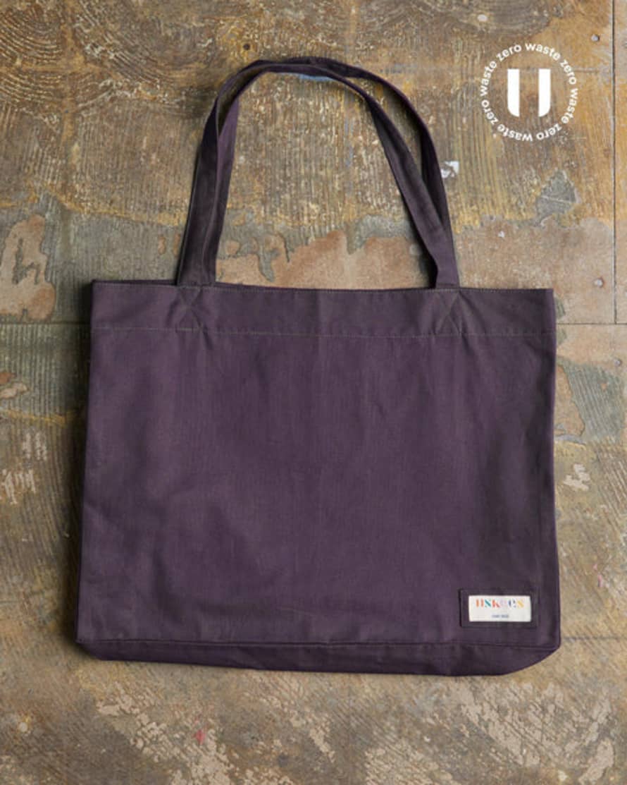 USKEES Zero Waste Organic Cotton Tote Bag - Purple