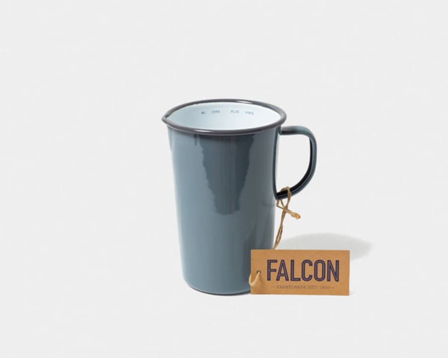 Falcon Enamelware 2 Pint Jug - Pigeon Grey