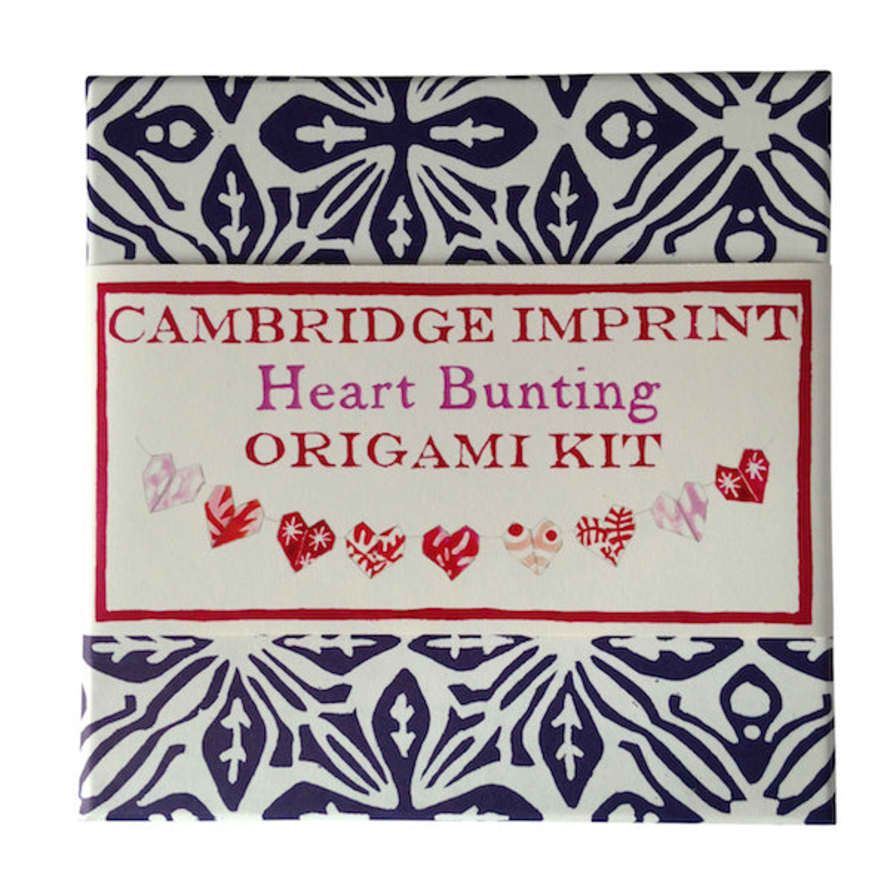 Cambridge Imprint Origami Heart Bunting Kit