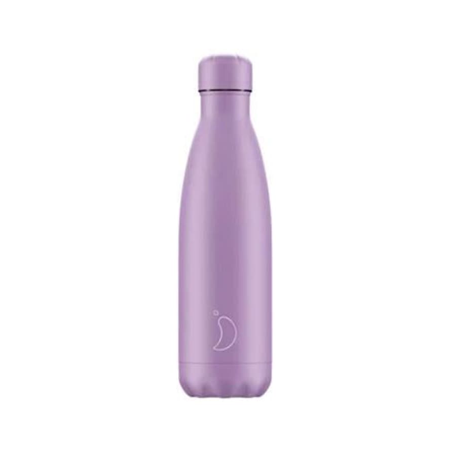 Chilly's 500ml Purple Monochrome Bottle