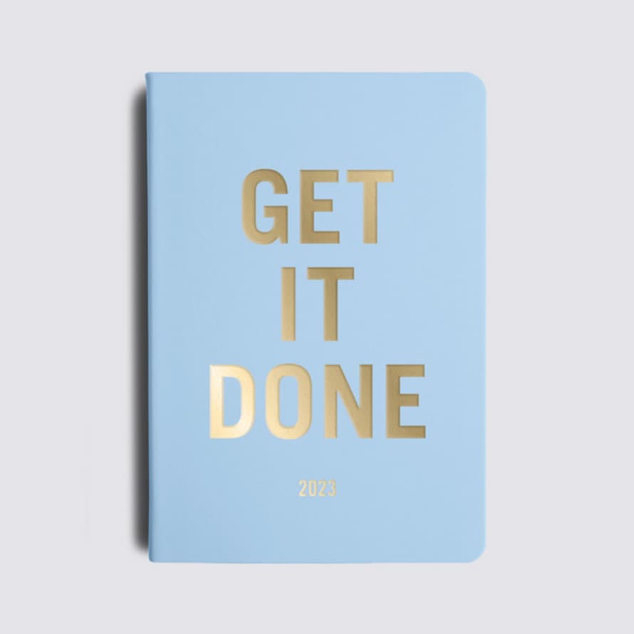 MiGoals 2023 Gid Weekly Notes Diary - Sky Blue