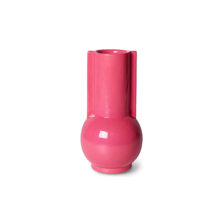 HKliving Ceramic Vase | Hot Pink