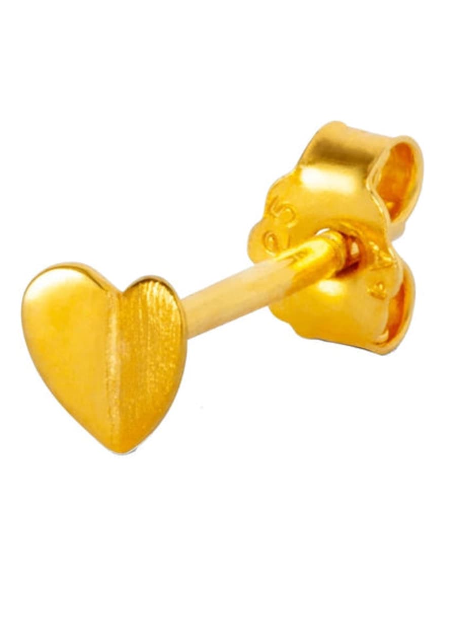 LULU Copenhagen - Heart Wing Stud Earring Gold