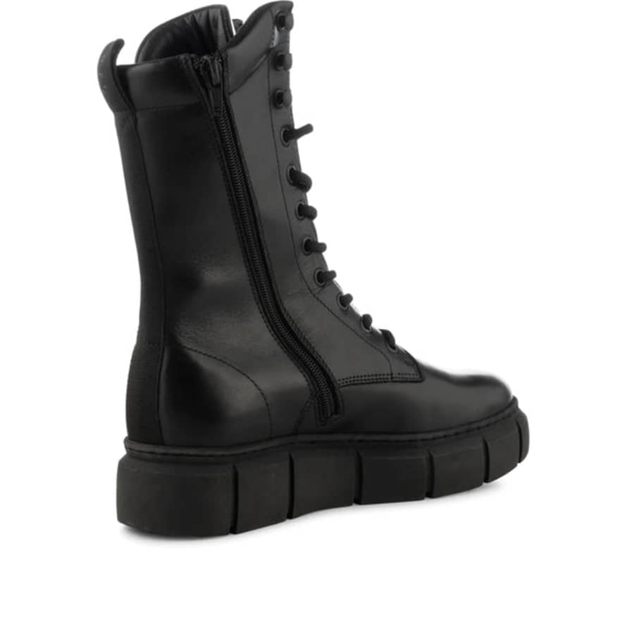 Trouva: Shoe The Bear Tove Lace Up Military Boots Black Leather