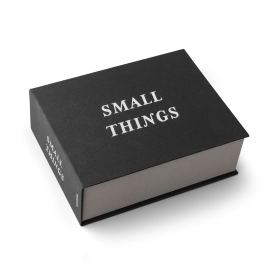 PrintWorks Scatola Contenitore Decorativa | Small Things Box In Nero E Grigio