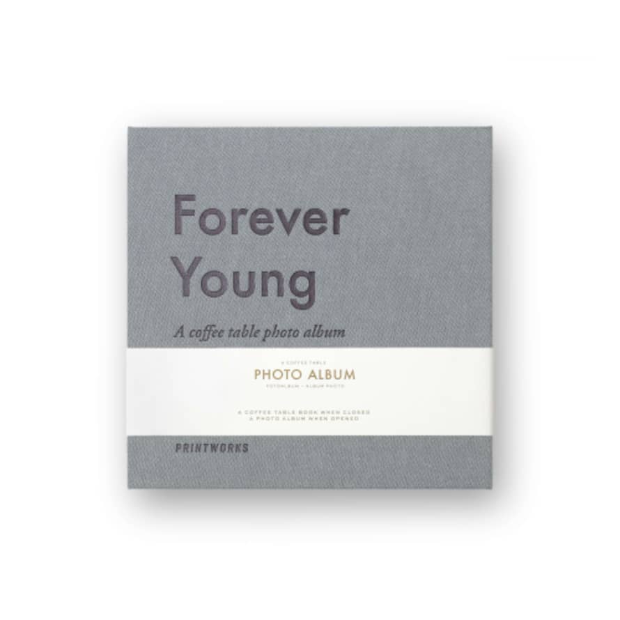 PrintWorks Album Fotografico | Forever Young In Grigio