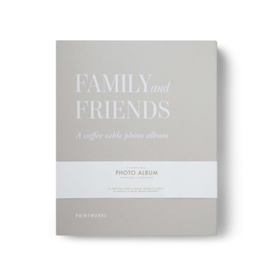 PrintWorks Album Fotografico | Family And Friends In Grigio