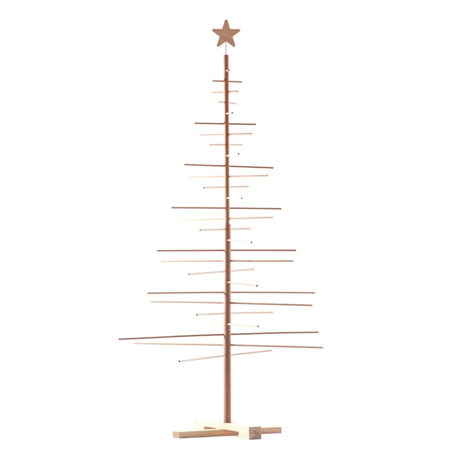 minima. Wooden Christmas Tree