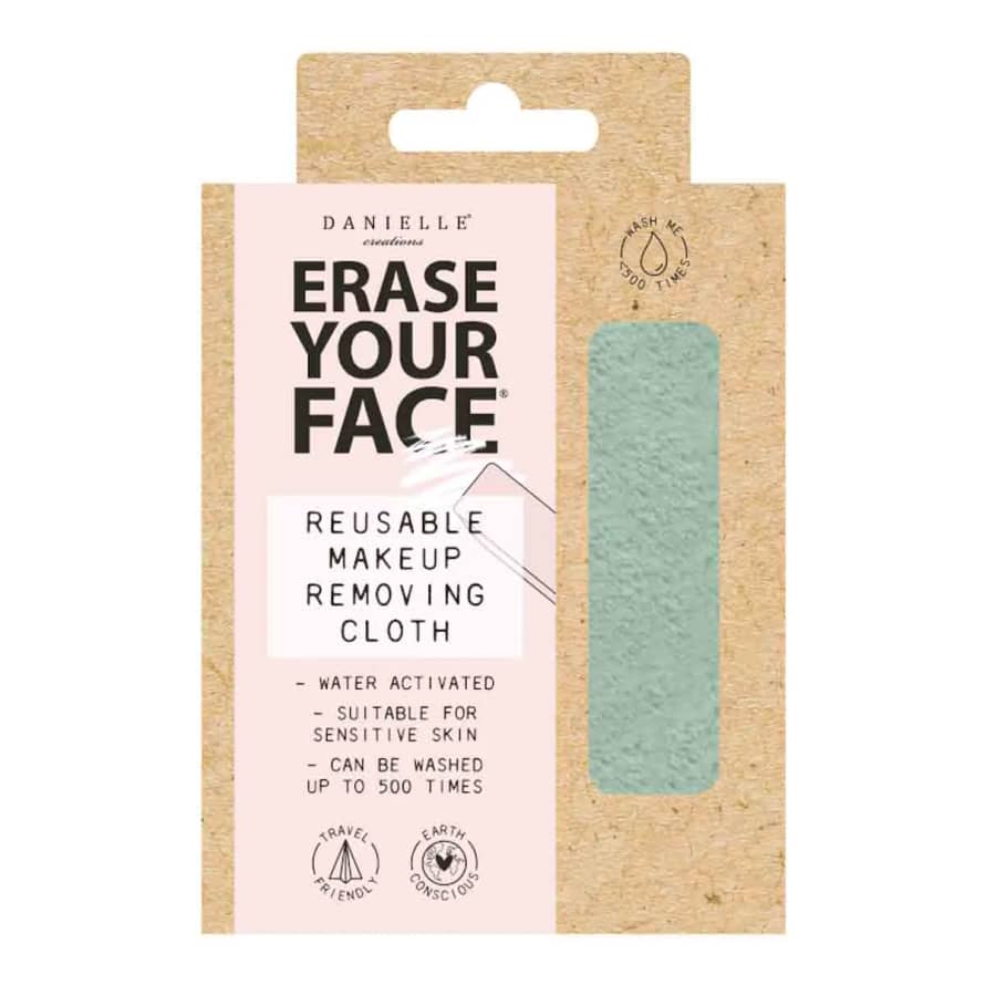 Danielle Creations Erase Your Face Makeup Removing Cloth - Green