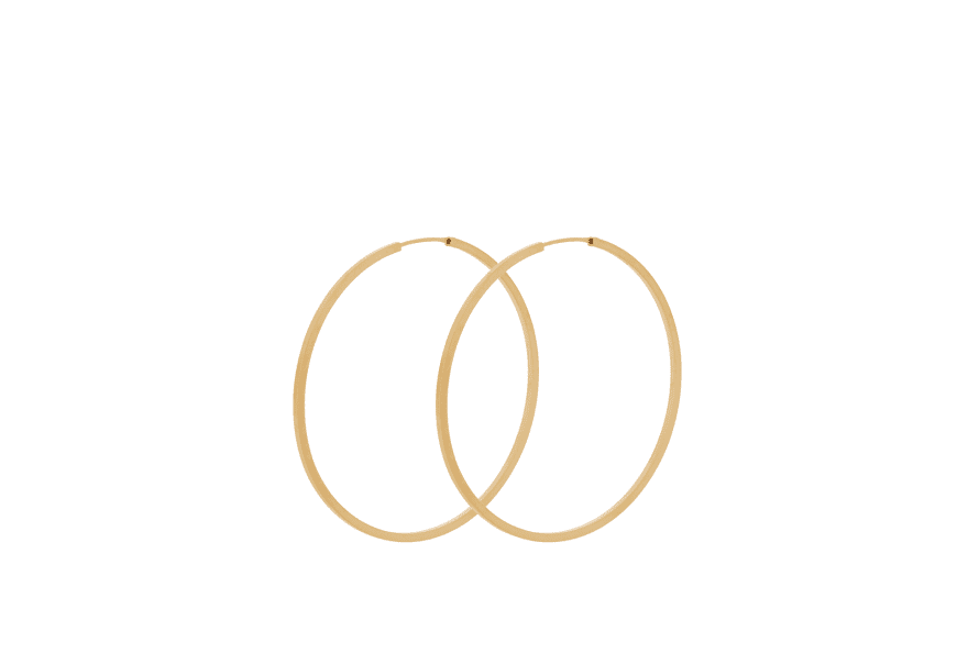 Pernille Corydon 5 cm Gold Orbit Hoops
