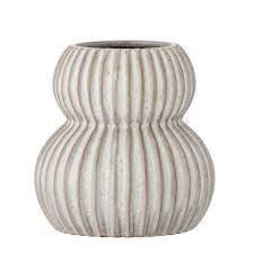 Bloomingville Guney Vase Stoneware | White