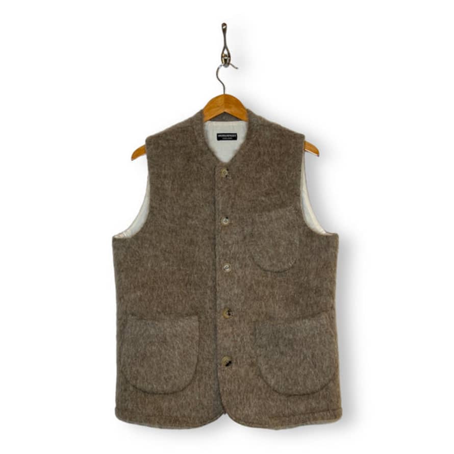 Universal Works Workhouse County Gilet Mohair