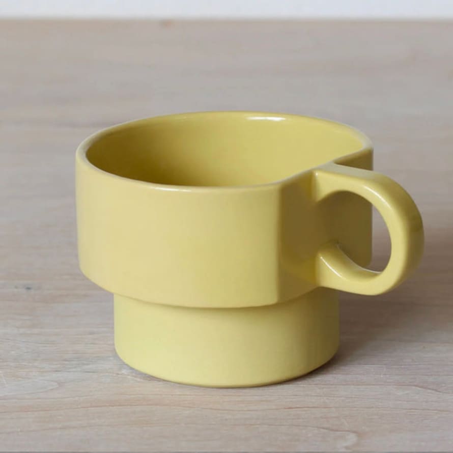 Emma Johnson Small Cup In Citron Yellow