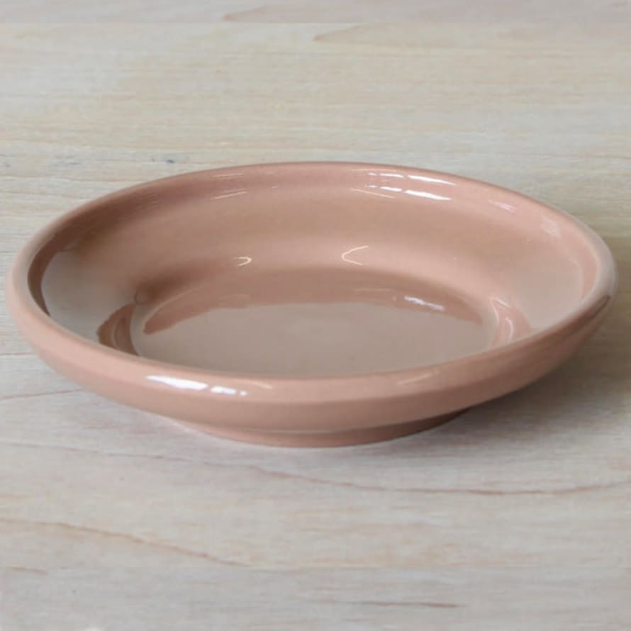 Emma Johnson Saucer In Dusty Pink