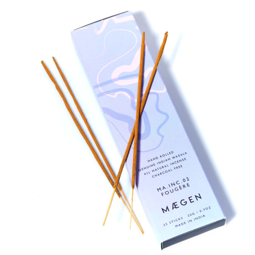 Maegen Box of 25 Fougere Incense Sticks