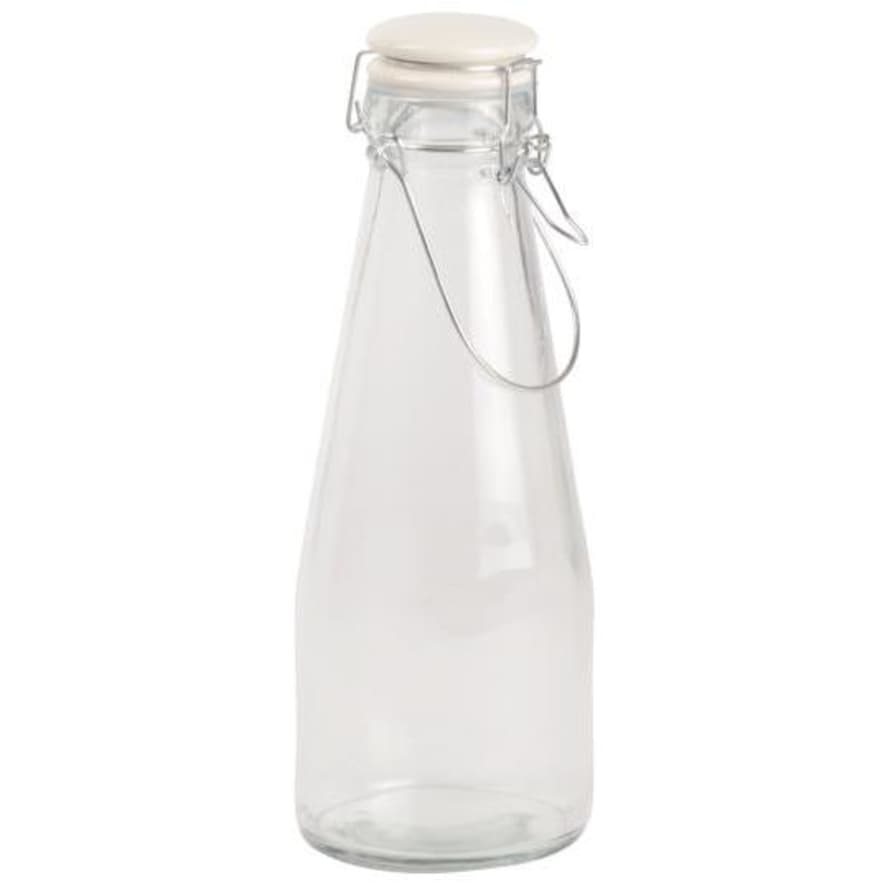Ib Laursen Glass Bottle with White Lid