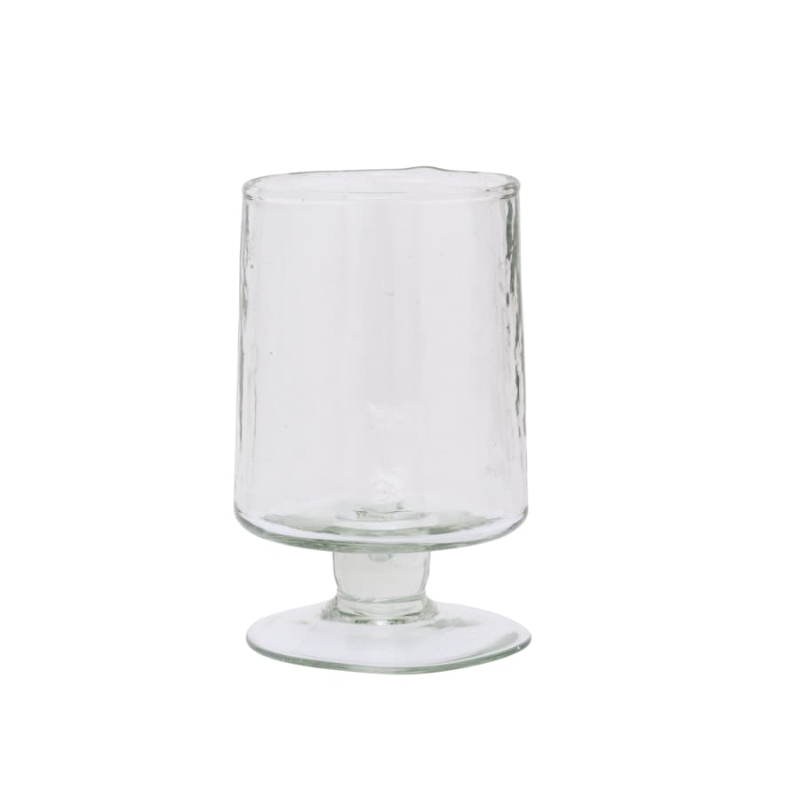 Urban Nature Culture Wine Glass Hammered - Recycled Glass