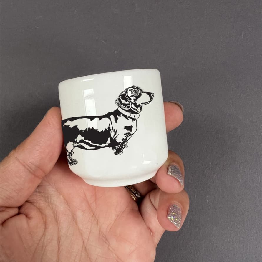 Penguin Ink Dachshund Egg Cup