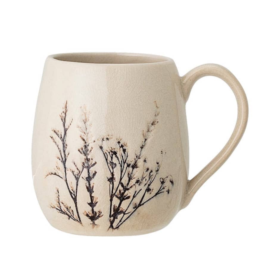 Bloomingville Bea Floral Imprint Mug