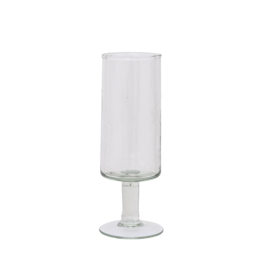 Urban Nature Culture Champagne Glass Hammered - Recycled Glass