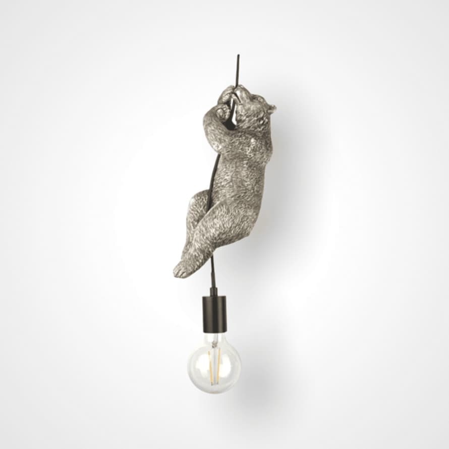 Parlane Silver Hanging Bear Pendant Light