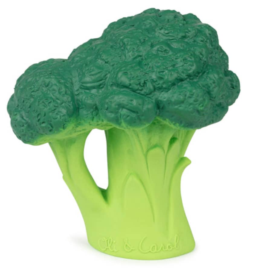 Oli & Carol Brucy The Broccoli Teether & Bath Toy. Age From New Born
