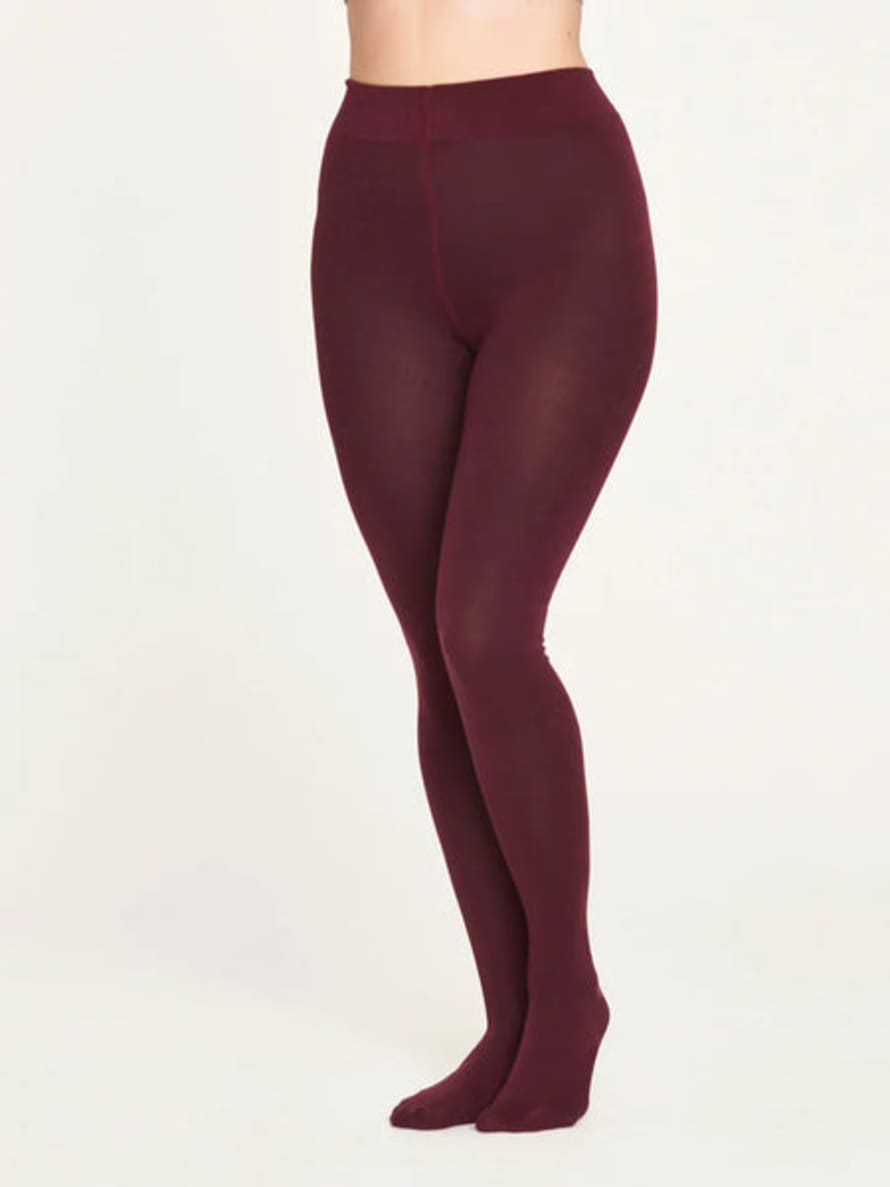 Thought Bamboo Essential Plain Tights - Red
