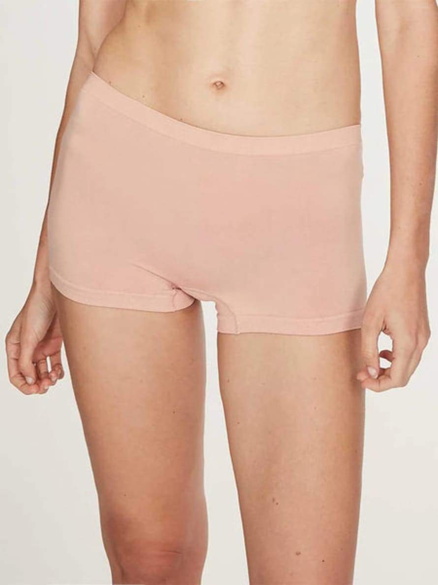 Thought Recycled Nylon Seamless Briefs - Blush