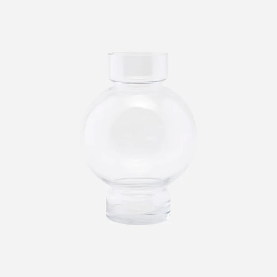 House Doctor Vase, Bubble, Clear
