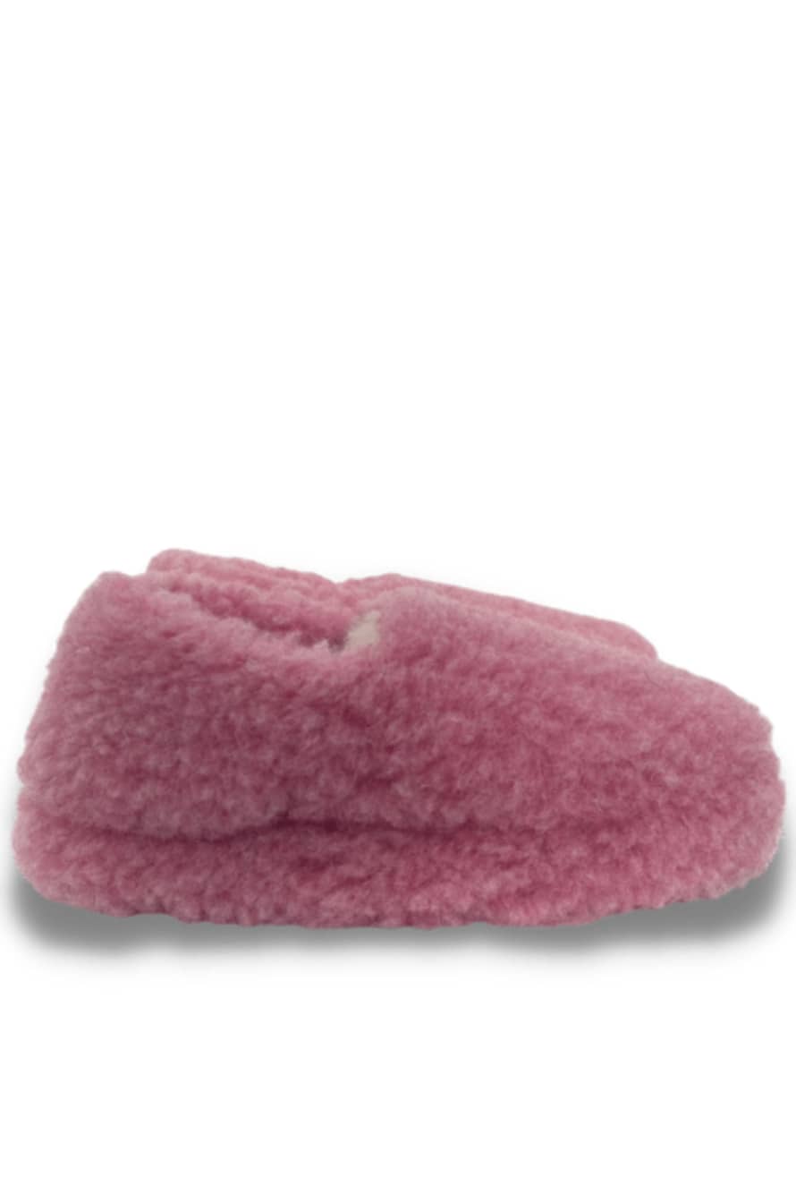 Yoko Wool Siberian Slipper All Pink