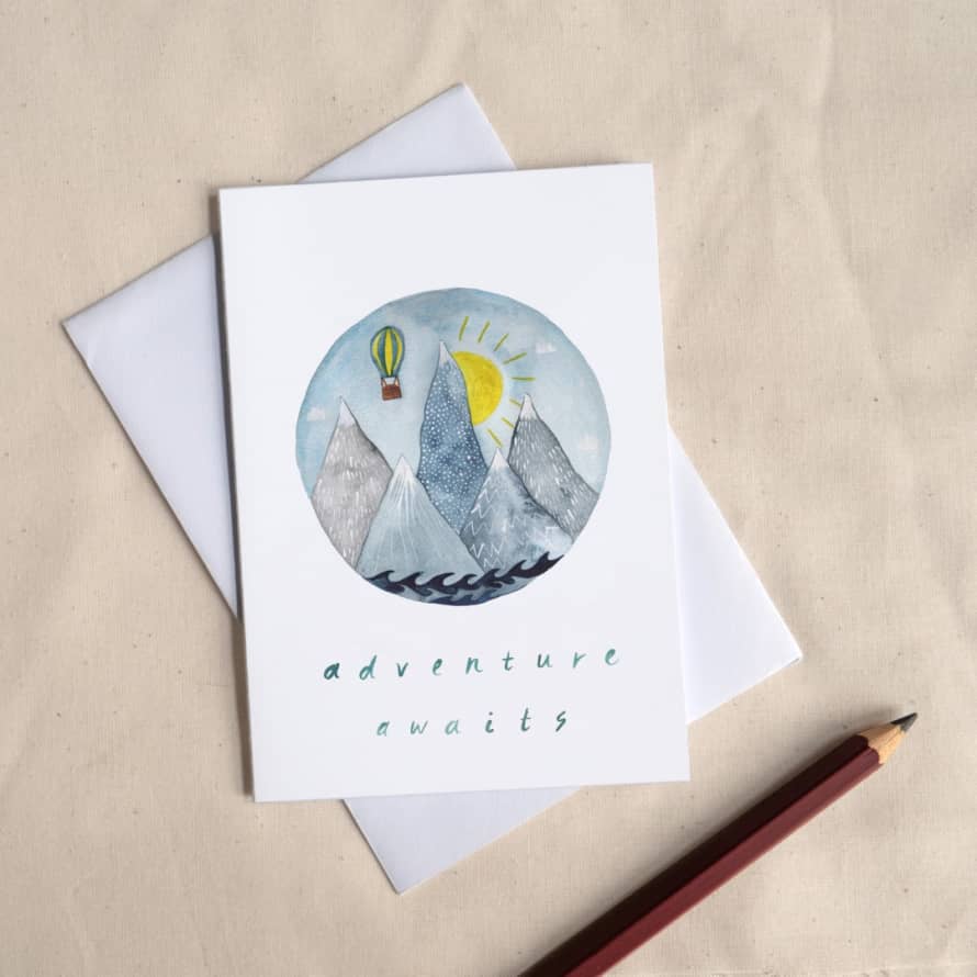 Hattie Buckwell Adventure Awaits – Positive Change Greetings Card