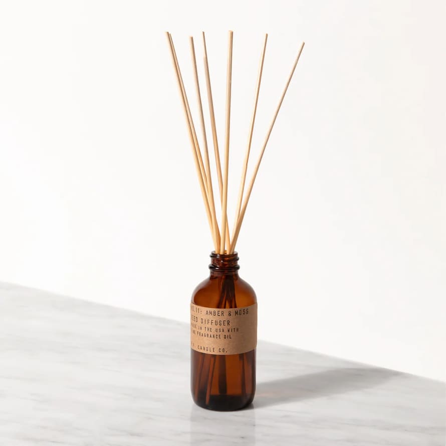 P. F. Candle co. Amber & Moss– 3.5 fl oz Reed Diffuser