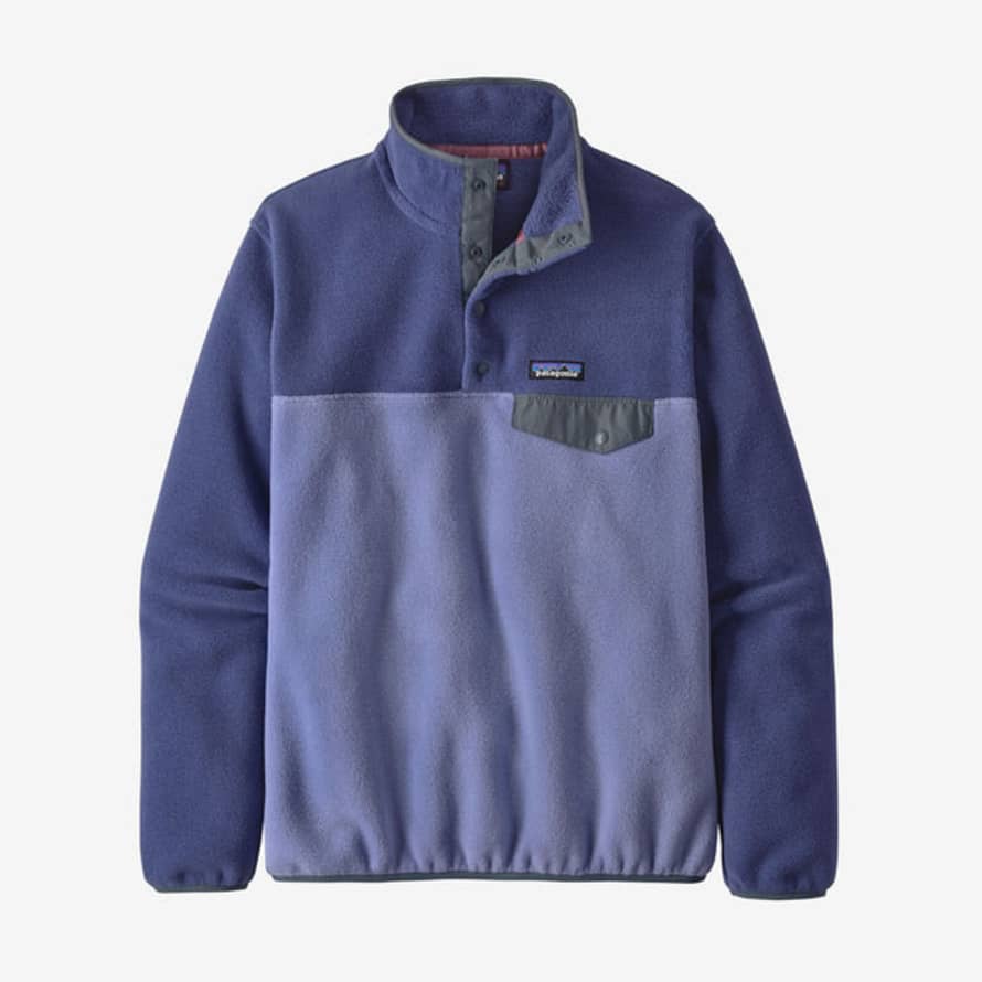 Patagonia Jersey W's Lightweight Synchilla® Snap-t® Pull Over - Light Current Blue