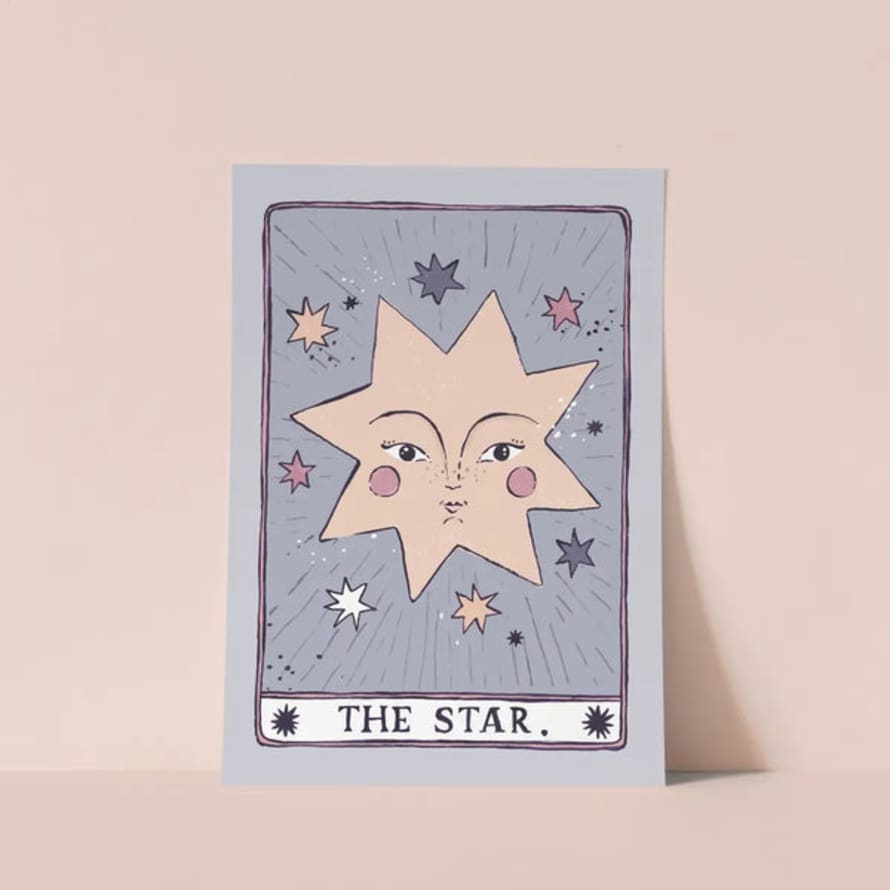 Sister Paper Co Tarot Star A5 Print