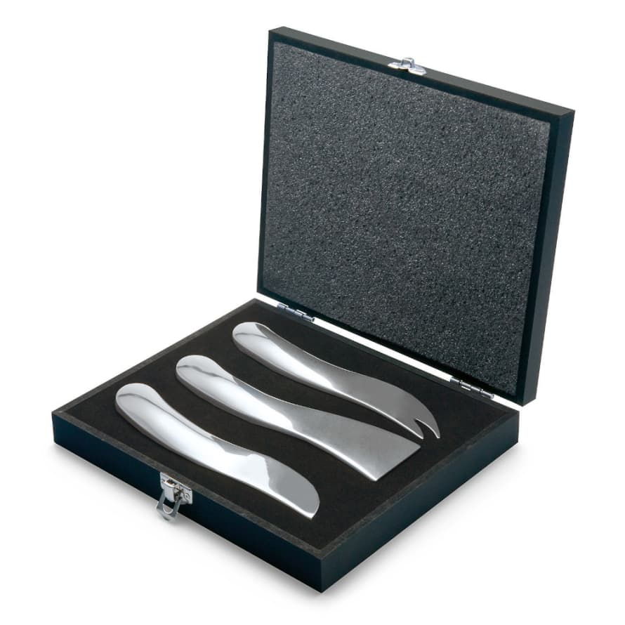 Philippi Germany Philippi Wave Cheese Knife Set Of 3 Pieces