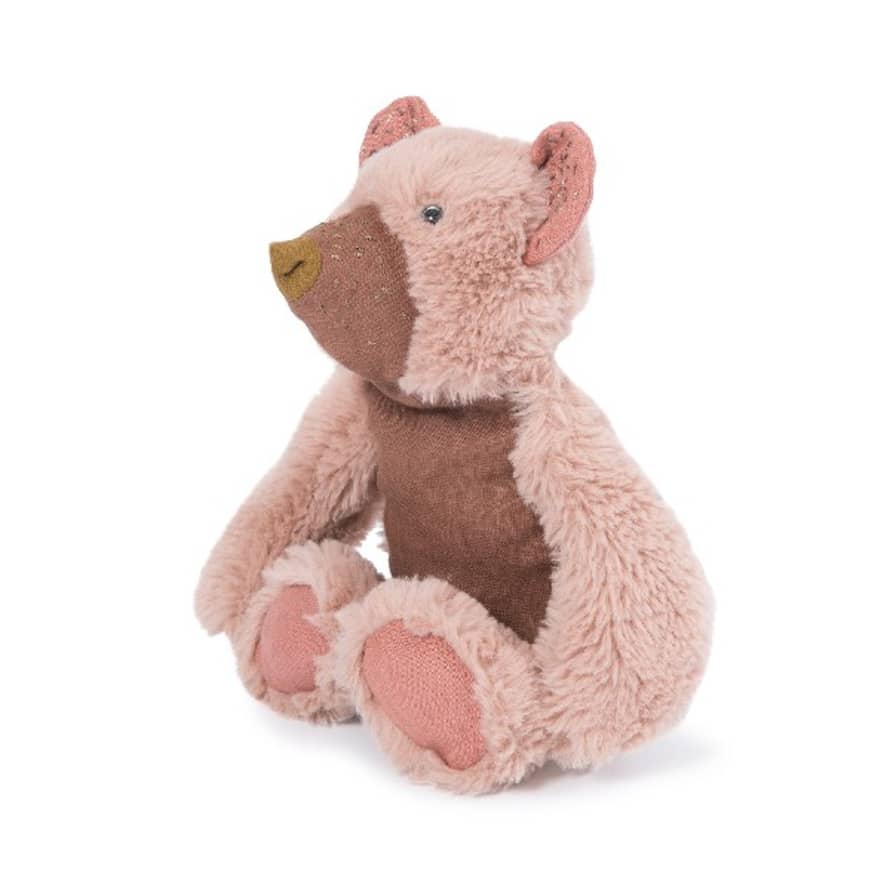 Moulin Roty Teddy Bear Pink Soft Toy
