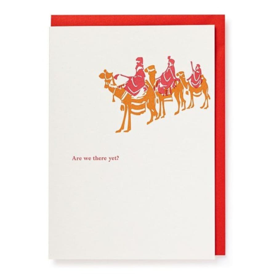 Archivist Are We There Yet? - 3 Kings Funny Christmas Card