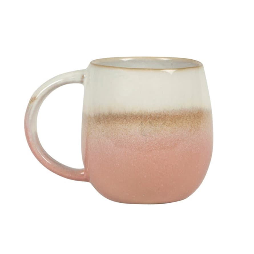 Sass & Belle  Dip Glazed Ombre Pink Mug