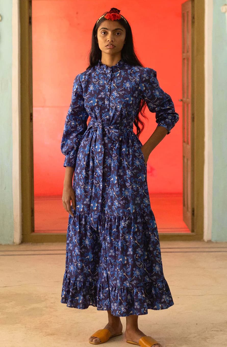 Trouva: Panama Dress - Midnight Tapestry
