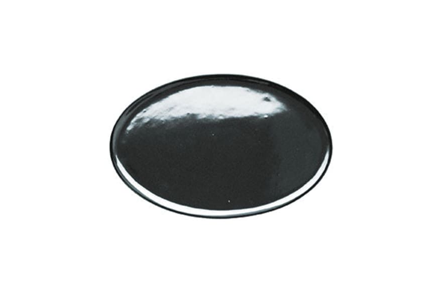 Canvas Home Dauville Charcoal Oval Platter In Platinum - Small