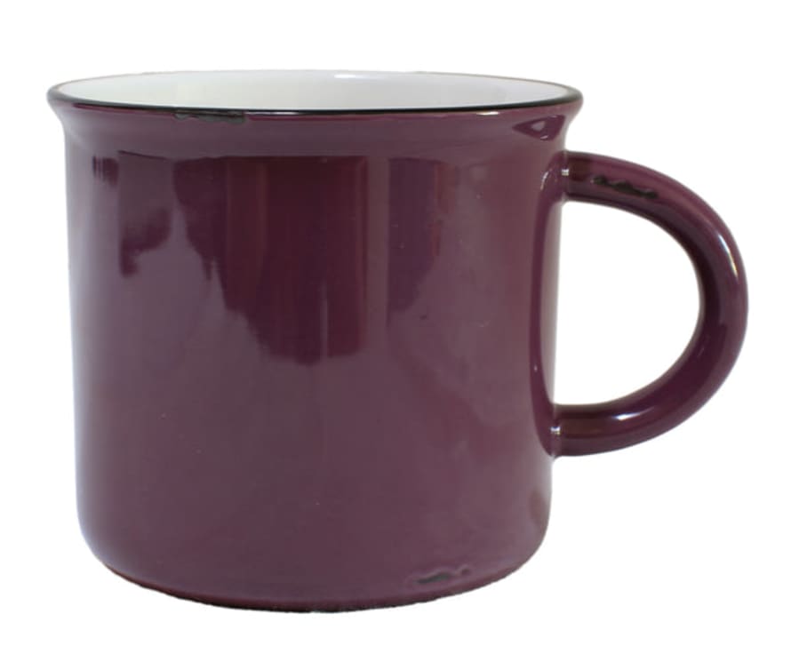 Canvas Home Tinware Mug In Plum (set Of 4)