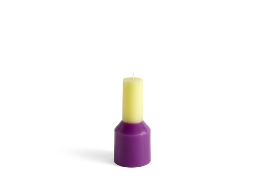 HAY candela Pillar small tall fucsia e gialla 
