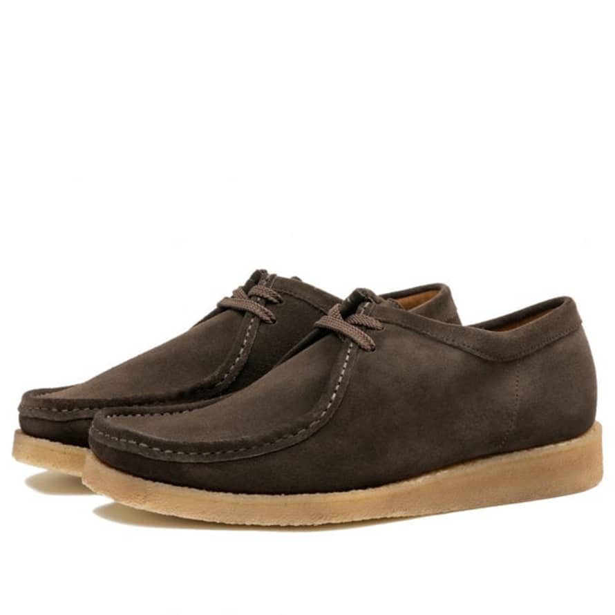 Padmore & Barnes Chaussures Brown Suede P204