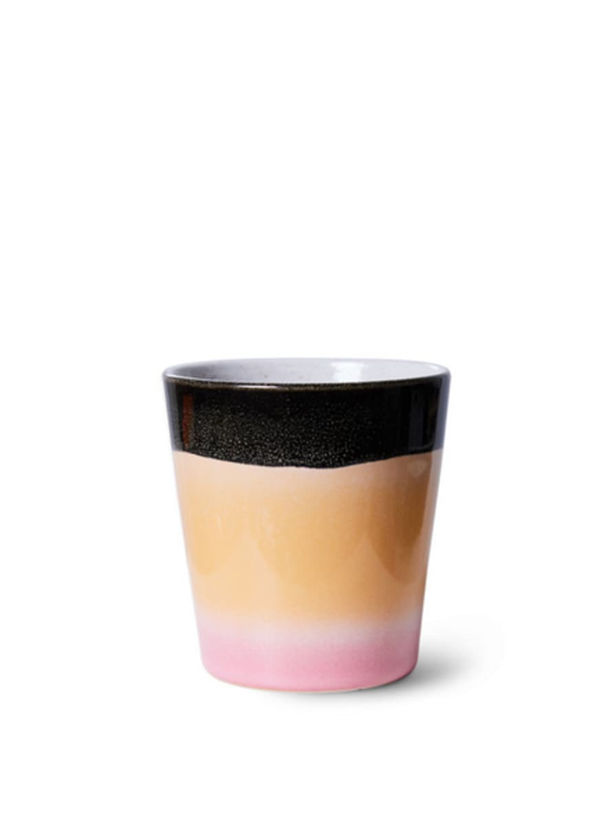 HK Living 70's Ceramic Beaker In Jiggy From