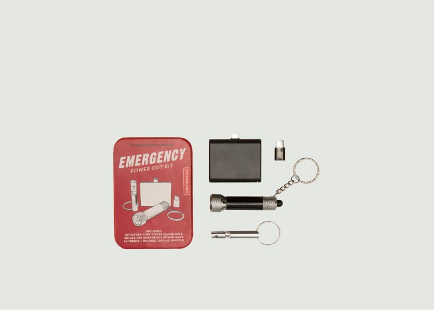 Kikkerland Design Emergency Kit For Electricity