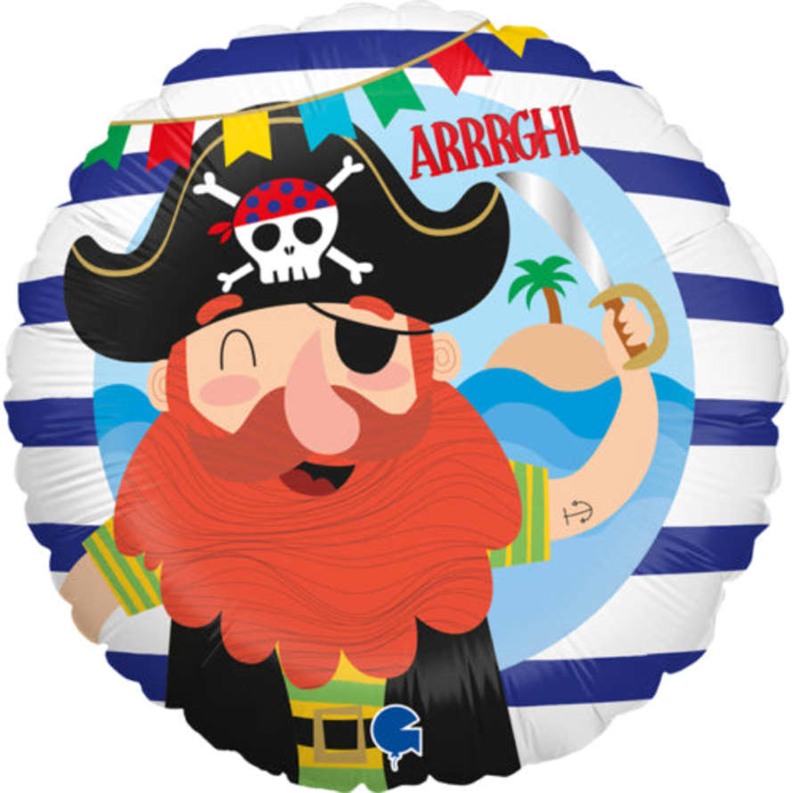 grabo Funny Pirate Foil Balloon