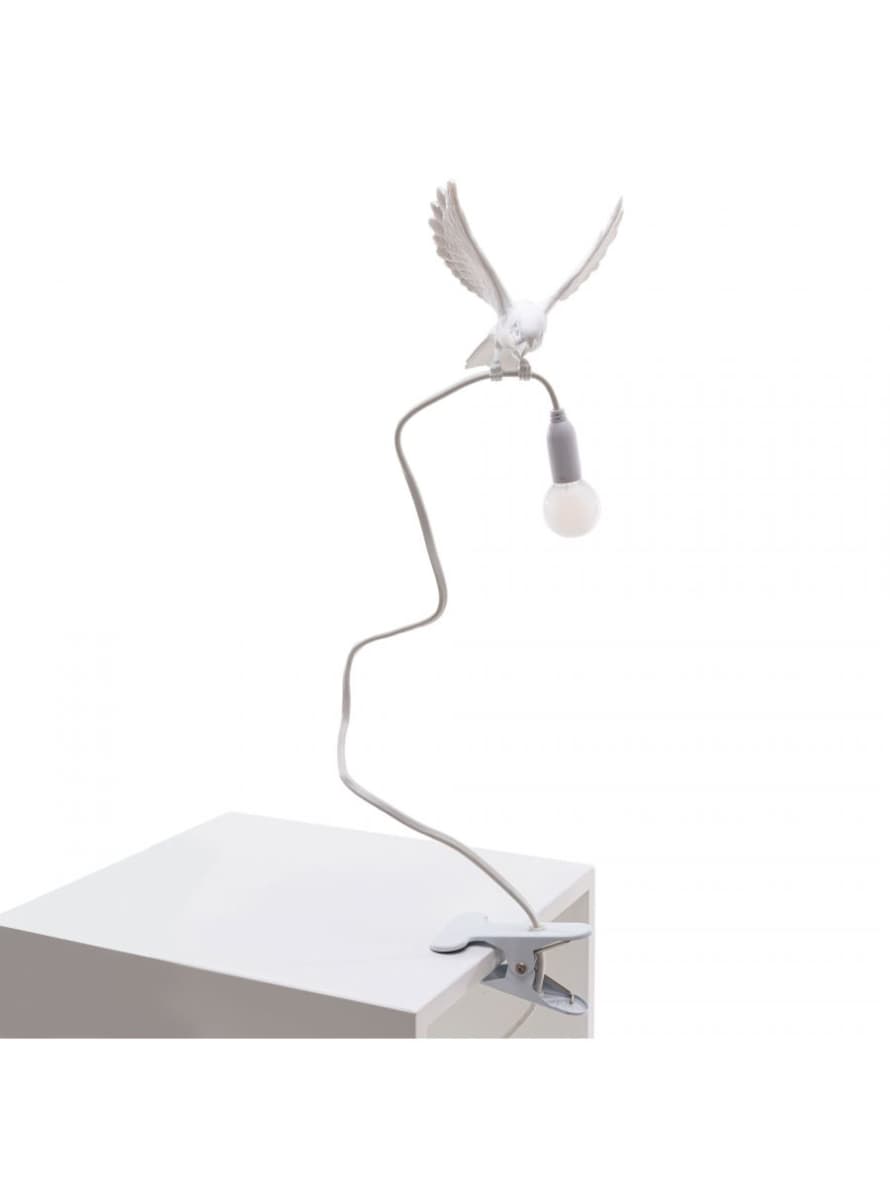 Seletti Sparrow Lamp with Clamp - Landing